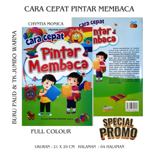 BUKU TK JUMBO - CEPAT PINTAR MEMBACA BUKU PAUD DAN TK