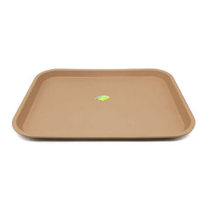 Hodeso Plastic Serving Tray Rectangular Food Tray Multipurpose Kitchen Cafeteria Fast Food Restaurant Serving Tray Non Slip