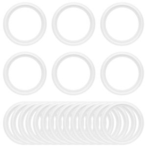 OUREAL Trong suốt Gioăng kín Tri Clamp Chịu được nhiệt độ cao Loại dùng cho thực phẩm Gioăng silicon Bền bỉ Silicone Vòng đệm kẹp ống