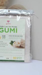 [TÚI 30 KHĂN] Khăn Lau Xơ Mướp Đa Năng GUMI. Thấm hút tốt tách dầu làm sạch bếp tất cả bề mặt