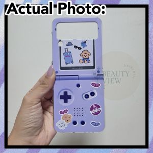 ZFlip3/ZFlip4 Korea Style Gaming Console Flip Phone Cover Casing