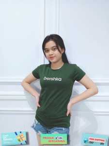 Godwin Collection - Kaos Bianca Kaos Katun Spandex Sablon Cantik Kaos Wanita Terlaris Atasan Wanita Terbaru Kaos Terlaris Kaos Sablon Motif