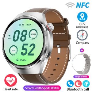 Sports GT4PRO Round Screen Smartwatch Bluetooth Call Waterproof Sports Smartwatch Voice Assistant