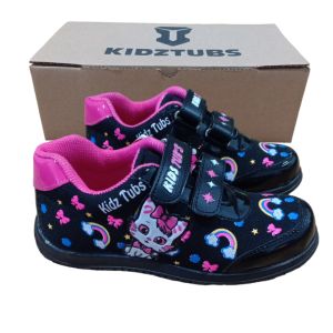 Sepatu Sekolah Anak Perempuan Cewek Karakter Kuda poniy Lucu Keren Cantik Warna Hitam Ping Tali Perekat Rekat Velcro Kecil Tanggung Umur Usia PAUD TK SD SMP SMA Kelas 1 2 3 4 5 6 7 8 9 0 Tahun-TUBSCLOTHING1950122523