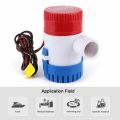 COD จัดส่ง 12 ชั่วโมง ปั๊มจุ่ม รุ่นพิเศษ น้ำท้องเรือ DC 1100GPH 12V 24V ไดโว่ ปั๊มแช่ ปั๊มจุ่ม โซล่าเซลล์ ไดโว่อลูมิเนียม ปั๊มน้ำ. 