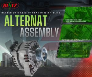 ISUZU 4JK1 4JJ1 12V / 90A 7 PULLEY BLITZ ALTERNATOR ASSEMBLY BAI-3123