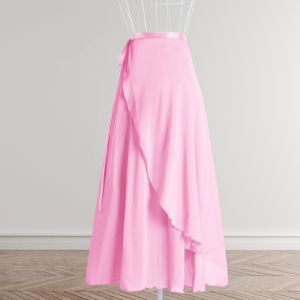SKONHED Dài Váy ballet buộc dây Khăn quàng cổ Váy nhảy Váy nhảy chiffon dài Trang phục tập múa Phụ kiện khiêu vũ Váy trang phục khiêu vũ Các cô gái