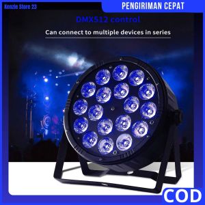 COD SHIELD Lampu Panggung LED Wash Light Control DMX512 RGBW 80W - SH80W / Lampu sorot panggung led warna warni dance konser / sensor suara musik disco kelap kelip buat menata panggung / rekomended trend pengiriman cepat promo murah terbaik paling bagus