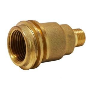 1/4inch Male Pipe Thread Gas Connector Adapter Solid Brass Gas Cylinders Adapter Gas Line Connection Fitting Enduring