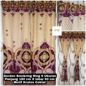 gorden jendela smokring 6 ring pintu dan kamar bisa bayar di tempat