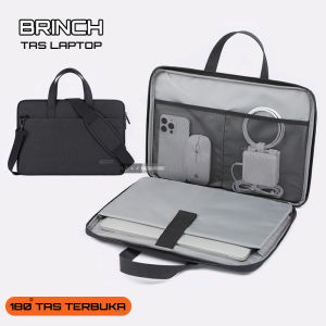 BRINCH Tas Laptop  Tas Laptop Portable Briefcase Jinjing dan Selempang Pria dan Wanita Untuk Layar 13"-133"- 14" dan 141" inchi