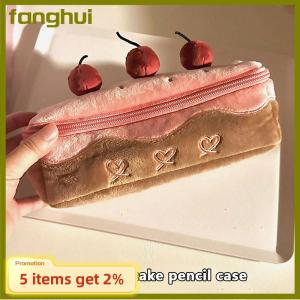 fanghui Dễ Thương Sang Trọng Anh Đào Bánh Bút Túi Tinh Tế Lưu Trữ Công Suất Lớn Sinh Viên Tiên Tiến Văn Phòng Phẩm Hàn Quốc Văn Phòng Phẩm Bút Chì Pouch