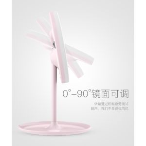 LED Mirror Touch Sensor Cermin LED Kaca Make Up Bulat Dengan 2 warna