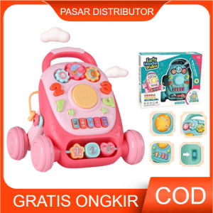 Mainan Anak WALKER EARLY EDUCATION 6809A Mainan Mini Walker Music Bahasa Edukasi Musical Anak Mainan Anak Perempuan - Mainan Anak Laki Laki