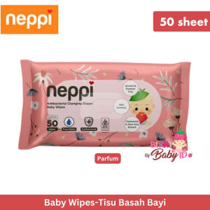 Neppi Antibacterial Changing Diaper Baby Wipes Tisu Basah Bayi Berry Baby