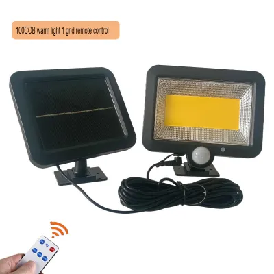 🇲🇾 100/ 160COB Solar (5M Cable) Solar Motion Sensor Split Light Outdoor Waterproof Garden Lights Wall