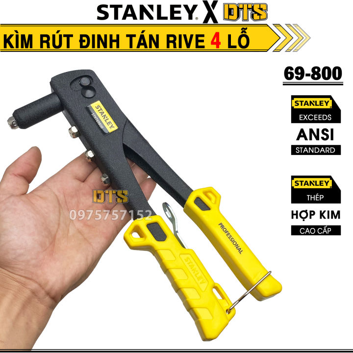Kìm rút đinh tán 4 mũi STANLEY Mỹ 2-5mm | Kìm rút rive trợ lực thép hợp ...