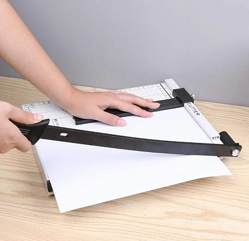 Effortless A4 Paper Cutting - Convenient Foldable Photo Cutter Perfect for  Home & Office Use