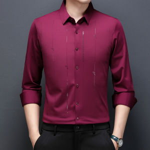 Mens seamless shirts New styles Long-sleeved shirts Business casual shirts