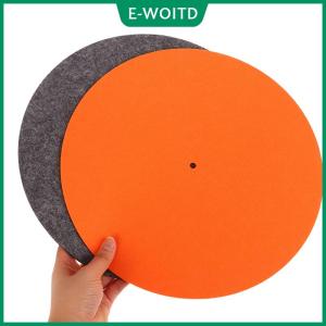 【E-WOITD】 1PC Slip Mat Felt Turntable Platter Mat For LP Vinyl Record Audio Replacement DIY Accessories Audiophile Thick Turntable Mat