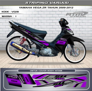 Stiker striping variasi yamaha vega zr