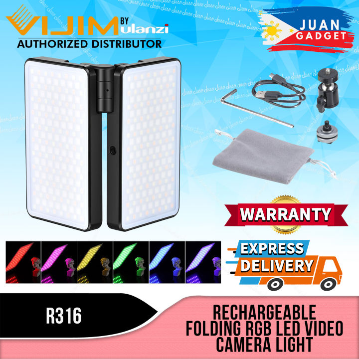 VIJIM R316 Foldable RGB Video Light 【公式通販】
