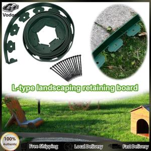 [Auto Vodool]10M Garden Edging with 30 Spikes Garden Edging Borders Heavy Duty No-Dig Landscape Edging for Lawn Yard Pathway Driveway
