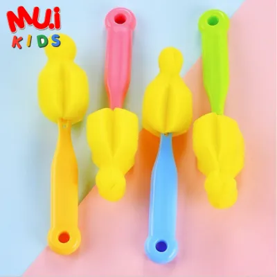 muikids อุปกรณ์ล้างขวดนม ล้างจุกนม แปรงล้างจุกนมฟองน้ำ ที่ล้างจุกนม แปรงล้างจุกนม ฟองน้ำล้างจุกนม ที่ล้างขวดนม ฟองน้ำล้างขวดนม
