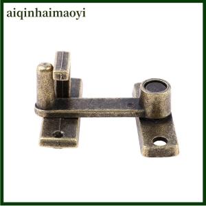 aiqinhaimaoyi 1 PC Sliding Window Door Lock Handle Metal Door Latch Chain Bronze Guard Latch