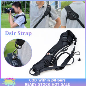 [Fast Delivery] Camera Shoulder Strap Adjustable Dslr Strap Black for Canon Nikon Sony
