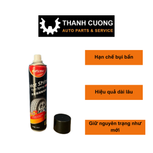 Chai Dung Dịch Xịt Bóng Làm Mới Bảo Vệ Vỏ Lốp Bánh Xe Ô tô Xe máy Cao Su Các Loại...Thương Hiệu UFU ( Chai 720ml).