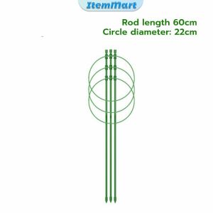 ItemMart Climbing Vine Flower Stand Flower Plant Support Rod Frame Dill 45cm 60cm Gardening Supplies
