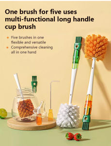 Cup Brush 5in1 Multifunctional Long Handle Specialized