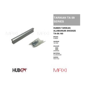 Huben Handle TA-09 160 MM - Tarikan Huben Alumunium Anodize