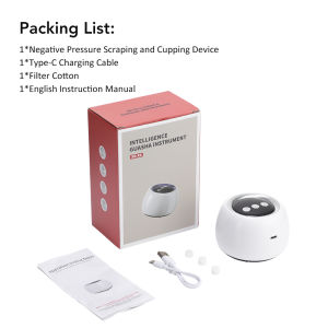 Intellegent Breathing Electric Cupping Massage Body Cups Anti-Cellulite Therapy Massager for Body Electric Guasha Scraping Therapy Massager 9 Levels Suction Adjustable for Body Scraping Fat Burning Slimming