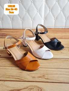 ABBUSHOES Us 138 sendal wanita hak tahu tali violin 5cm