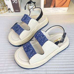 8235 Sandal Wedges Wanita Fashion Import Sendal Rumah Tali Belakang Kekinian Bisa COD (With Box)