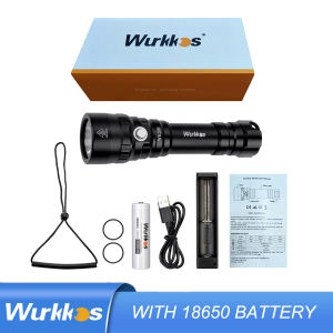 Wurkkos WK20S 4modes powerful 2000LM SST40 LED 18650 300M diving flashligh