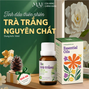 Chai Tinh Dầu Trà Trắng Xông Thơm Phòng TINHDAUSACHANH 10ml Tinh Dầu Khuếch Tán Lọc Không Khí Thơm Quần Áo Giúp Ngủ Ngon