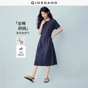Giordano Women Women Pure Cotton Dress Free Shipping 05466082