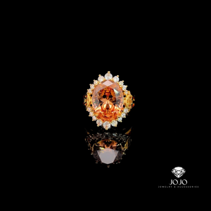 N508 Nhẫn nữ đá màu phong thủy thiết kế sang trọng JOJO