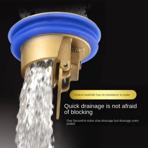 Floor Drain Bathroom Accessories Useful One Way Valve Stopper Insect Prevention Drain Cover Floor Drain Anti Odor Sewer Strainer