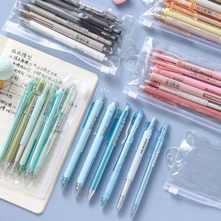 Photo inspiration: Luxury Eco Wind Up Journal Stationery Kit For Sale Reference: 6 Pcs New Office Stationery Gel Pen Press Japanese Style