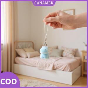CANAMEK✨ Đổ xô chim cánh cụt hà mã động vật Móc khóa điện thoại dây nhựa dễ thương hổ Hải Ly Gấu tê giác Túi Tai nghe trường hợp Mặt dây chuyền