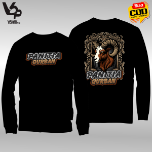 Kaos Panitia Qurban 1446 Hijriah Distro Atasan Lengan Panjang