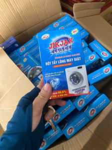 JIK JAK Bột Tẩy Lồng Máy Giặt Gói 200g - Sản Phẩm Việt Nam Chất Lượng Cao Loại Bỏ Cặn Lắng Caxi Và Chất Bẩn Diệt Khuẩn Giúp Giặt Sạch Hơn