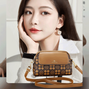 Womens Shoulder Bag Cross Bag Vintage Printed Large Cell Phone Bag Cross Bag