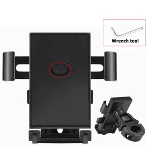 New motorcycle mobile phone stand Electric car mobile phone stand shock-proof anti-slip battery car rider navigation stand can be rotated 360° suitable for 5-7.2 inches of mobile phone