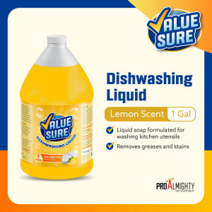 Value Sure Dishwashing Liquid – Grease-Cutting Formula (Calamansi/Lemon 1 Gallon)