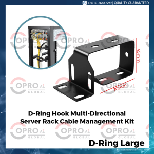 Primestar ™ Sirim 19inch D-Ring Hook Multi-Directional Server Rack Cable Management Kit